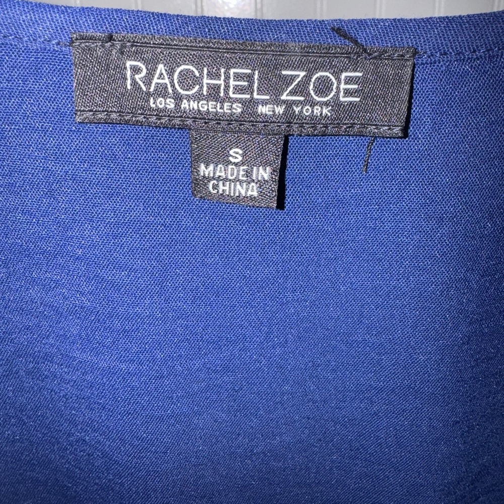 Rachel Zoe Classic Navy Blue Midi Dress | S - Picture 4 of 7